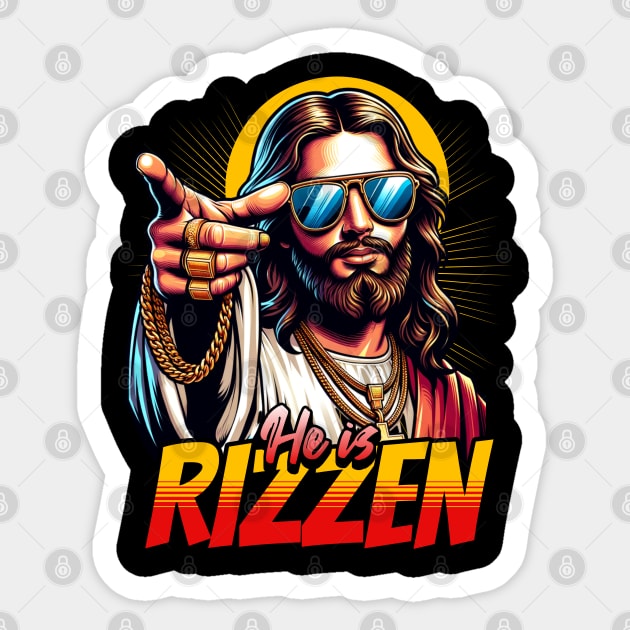 He is Rizzen Sticker by BankaiChu